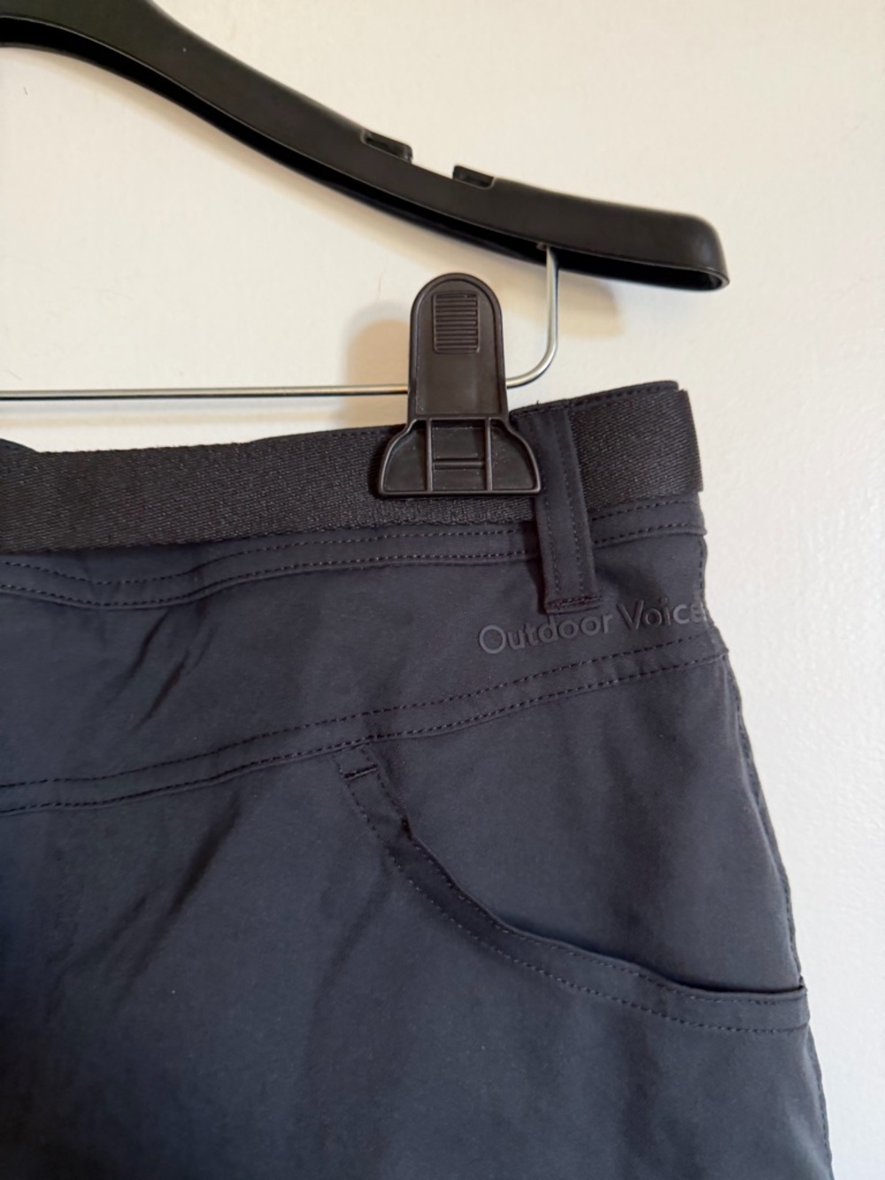 Outdoor Voices Black Belted Rec Trek Athletic Skort size Medium EUC - Picture 5 of 7